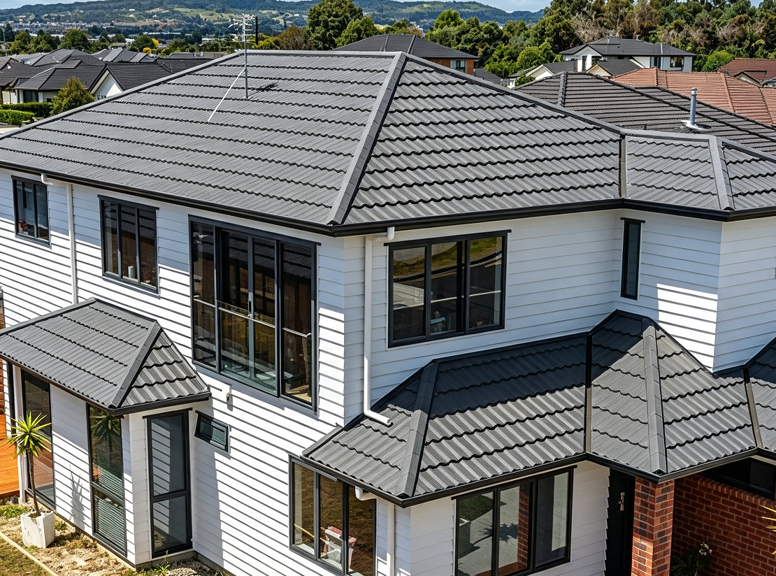 Two-Story Single-Family Villa Roofing