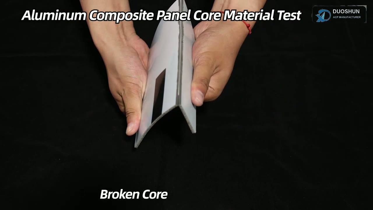 Aluminum Composite Panel Core Material Test