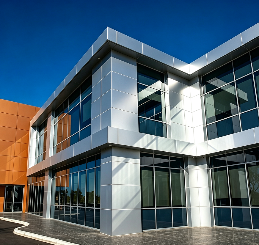 Modern office building